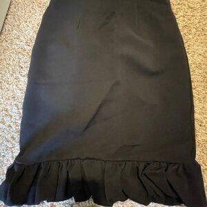 Maeve Black Ruffle Skirt Sz 8